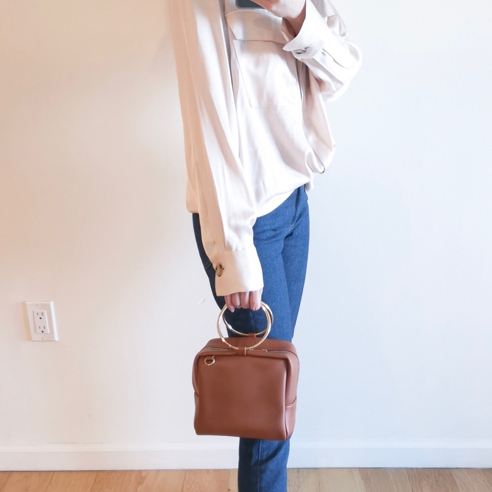 🎉Summer SALE Circle hardware cube bag - Picture 4 of 8
